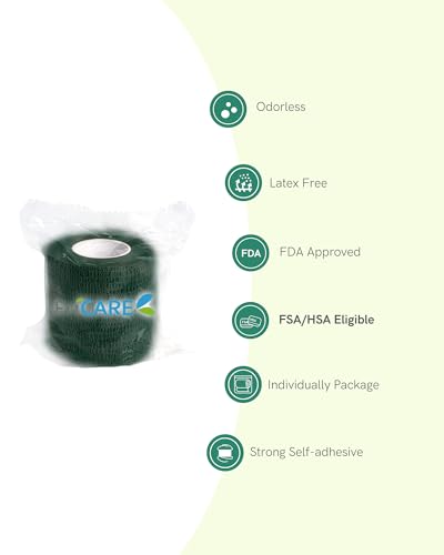 Image of FriCARE Self Adhesive Bandage Wrap, Medical Tape in First Aid Kit