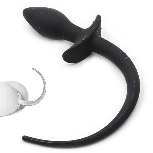 YUZHO Tail plug Analplug mit schwanz Anal plug schwanz Analplug für männer frauen Analdilo für männer Plug für den mann Silikon-SM-Hundeschwanz-Analplug Analspielzeug Anal-Dilatatoren anal toys