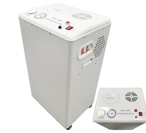 INTSUPERMAI Vertical Water Circulation Vacuum Pump, 55L Water Tank, 5 Evacuation Ports, 110V Lab Multi-purpose Water Circulating Vacuum Pump for Lab Evaporation, Distillation Experiment