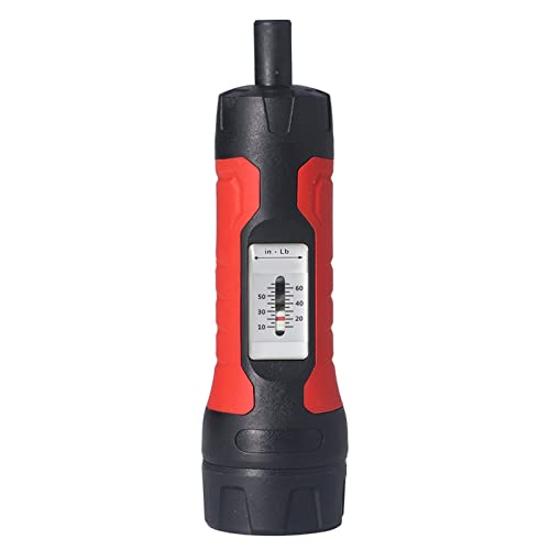 Preset Torsion Screwdriver Manual Setting 10-65 in.lb Adjustable Torque Screwdriver for Handheld Maintenance Tool