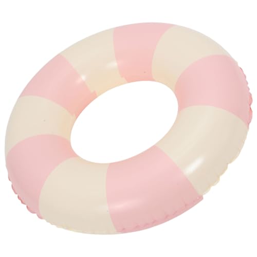 Anneome Giant Inflatable Pool Float Safety Swimming Ring Beach Striped Pool Floaty Inflatable Swim Ring for Adults