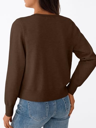 Image of Trendy Queen Lightweight Cardigan Sweaters for Women 2026 | Soft Knit Button-Down, Classic Fit Open-Front Layering Piece for Fall, Winter & Office Wear