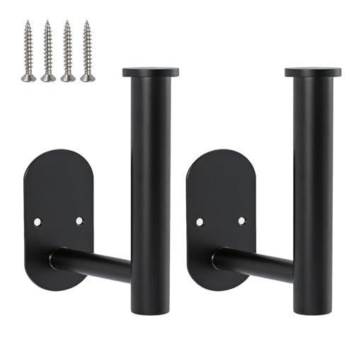 Curtain Holdbacks 2 Pcs Self Adhesive or Drilling Curtain Tie Backs for Curtains No Drill Metal Wall Mount Curtain Hooks Holder for Home Office Living Room Bedroom Window Drapery Black
