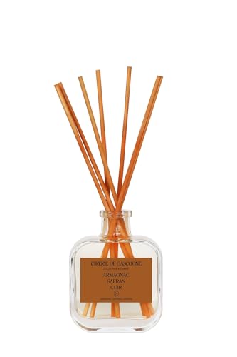 Difusor de varillas, aroma Armagnac Azafrán y Cuero 200ml miniatura 1