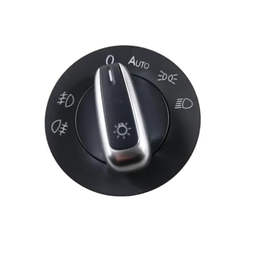 Interruptor de faros cromado coche 5ND941431B mando luces luces antiniebla Touran 2003-2011