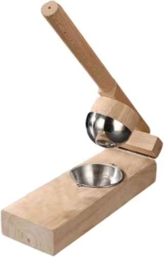 Reviews de Máquinas de hacer Mochi más recomendados. 38 Máquina for hacer mochi de madera, máquina for hacer piel Qingming, máquina for hacer pasteles de mano, herramienta de cocina, prensador de masa, bola Qingtuan for repostería,...