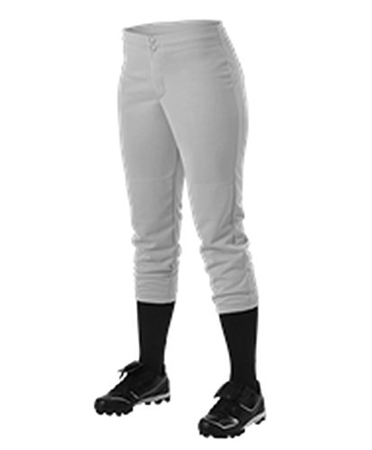 Alleson Girls Knicker Fastpitch Pant Grey L 605PLWY 605PLWY-GR-L