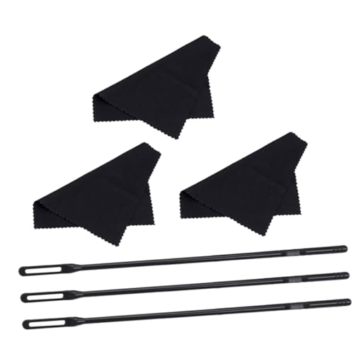 JOINPAYA Saxophone Flute Clarinet Cleaning Kit Easy-to-use Cleaning Cloth Rod Set for Musical Instruments