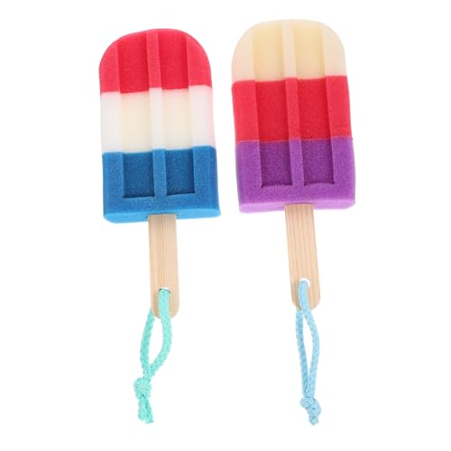 DEARMAMY 2 Piezas esponja de baño exfoliante fregar Absorbente lavar Fregador de espalda para baño esponjas de baño linda esponja de ducha fregador de baño esponjas de ducha