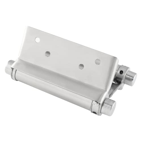 Kyuionty 3 Inch Double Action Spring Hinge, Stainless Steel Cafe Saloon Swing Self Closing Door Hinges With Screws, Pack Of 2 #TOP2