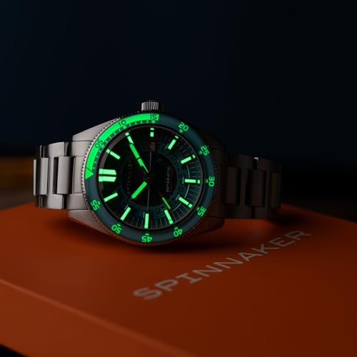 Image of Spinnaker Men's 43mm Fleuss Automatic Watch with Solid Stainless Steel Bracelet SP-5118
