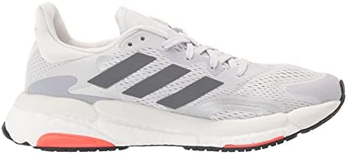 adidas Women's Boost 3 Running Shoe, Dash Grey/Grey/Solar Red, 9.5 | Image 5