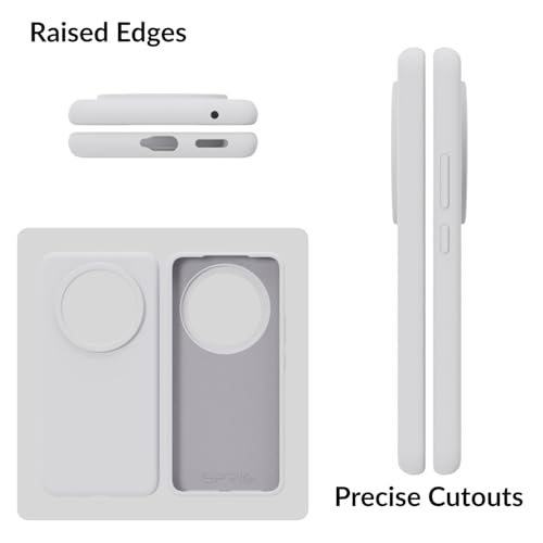 Image of SPRIG Compatible with iQOO Z10 Premium SilkTone Back Cover Drop Tested Shock Proof Mobile Case for Men, Women, Boys and Girls with Camera Protection (White)