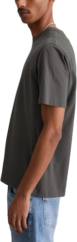 Marc OߴPolo Denim Hombre Camiseta de algodón orgánico Regular fit, Gris (Grau), M