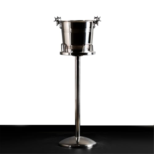 Cubo de champán portátil para suelo: ideal para celebraciones en tu terraza 7