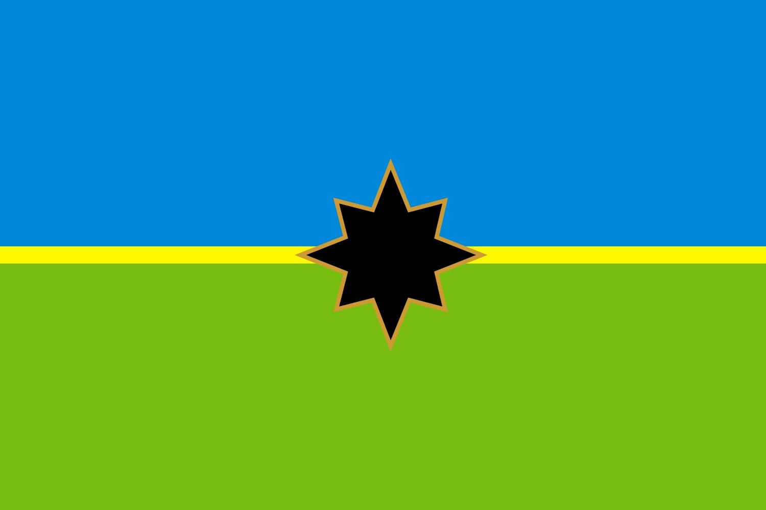 Drapeau Large Chystyakove grand format pour mât et décoration intérieure