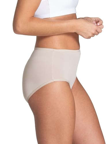 Fruit of the Loom Women's Lightweight Microfiber Underwear, Smooth Under Clothes, Available in Plus Size