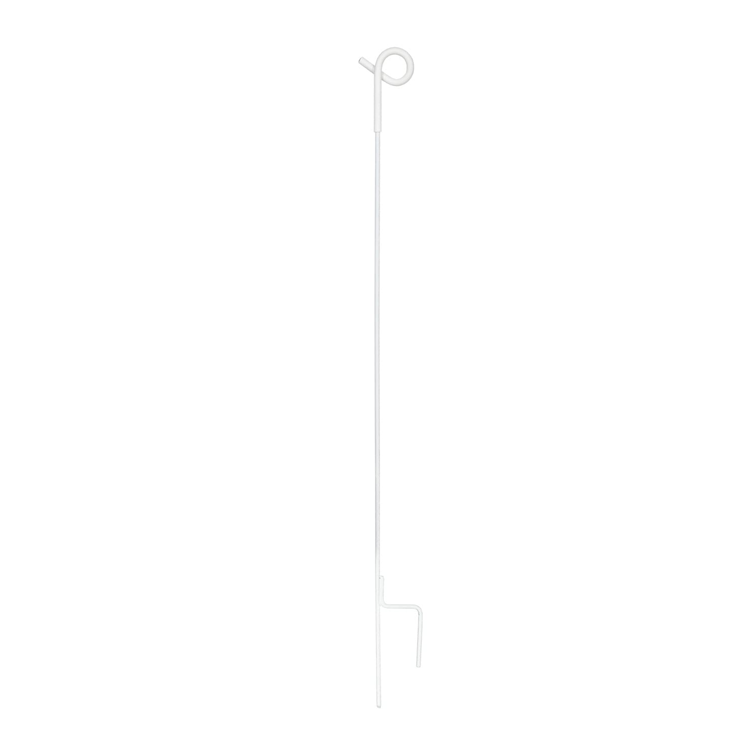 10 x Pulsara White Pigtail Electric Fence Post 100cm