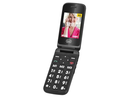 FACILITÀ D'USO: Trevi FLEX PLUS 90 4G offre una capiente memoria per 500 numeri in rubrica e 200 SMS, permettendoti di salvare tutti i tuoi contatti importanti. Se hai bisogno di ancora più spazio, puoi espanderla utilizzando una scheda Micro SD fino a 32GB (non inclusa).