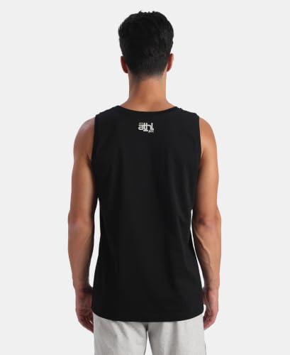 Image of Jockey 9928 Men Super Combed Cotton Rich Graphic Printed Tank Top