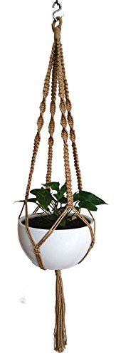 Corde de chanvre 5 mm suspension pour pot de fleurs macramé durable - 2