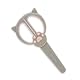 Legami - Kinderschere, präziser Schnitt, Linkshänderschere, Rechtshänderschere, Schere mit abgerundeter Spitze, mit Klingenabdeckung, sicher, Schulmaterial, Kitty-Thema