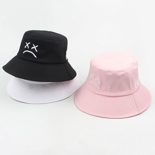 Image of Bucket Hat Unisex Simple Caps Hip Hop Gorros Men Women Cap Beach Fishing Sunhat