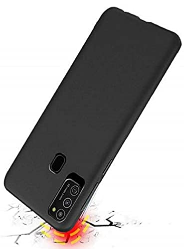 Image of Mobile Back Cover Case for Oppo A53 (Silicone Case|CameraProtection|Black SC1510)