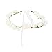 Produktbild Boland 52222 - Stirnband Ibiza, Blumengirlande, Weiß, One Size, Accessoire, Tropical, Sommer, Mottoparty, Garten Party, Beach Party