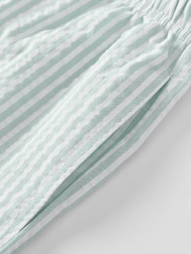 Image of Latuza Women's Cotton Long Sleeve Pajama Set Seersucker Button Down Pj Set