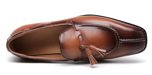 Split Toe Oxford for Men Retro Dress Shoes VintageSlip-on Formal Oxfords Shoes3