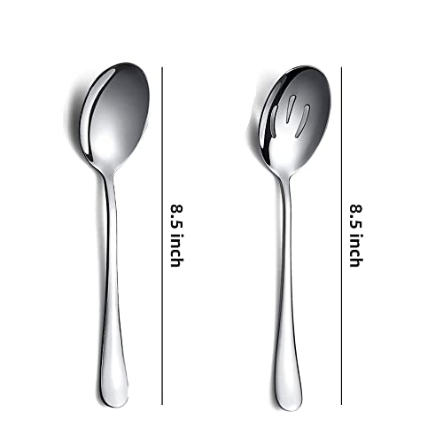 Cucharas para servir buffet y cenas familiares con diseño de arcoíris moderno 3