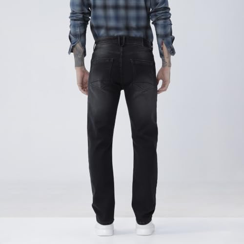 Image of BASICS Cotton Stretch Men's Jeans | Smart Casual Denim | Ultra-flexible stretch cotton denim. Modern style. Durable, breathable & built for all-day travel comfort.