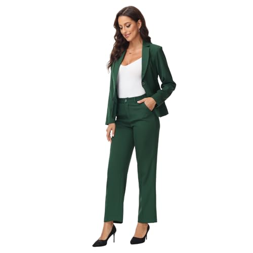 MODFUL Women Suits 2 Piece Set Work Professional Ladies Pant Suits4