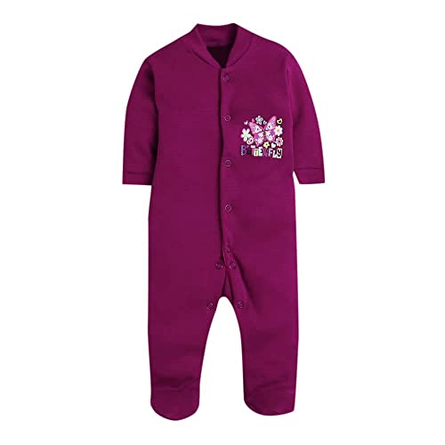 Image of DADDY - G 100% Cotton Baby Rompers Pack of 3 | Newborn Baby Sleepsuit | Full Sleeve Jumpsuit | Baby Night Suit | Infant Bodysuit for Boys & Girls | Soft Breathable Clothing