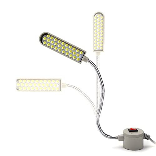 SLTG2020 30 LED Sewing Machine Light US Plug Gooseneck Working Lamp with Magnetic Base