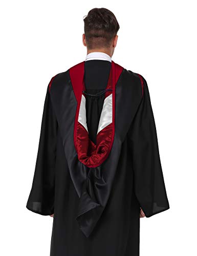 GraduationMall Graduation Hood for Master Degree Deluxe Academic Hood 20 Colors