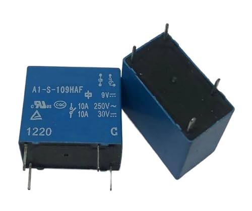 Relé A1-S-109HAF 9V-10A y modelos A1-S-112DA para placas de circuito impreso