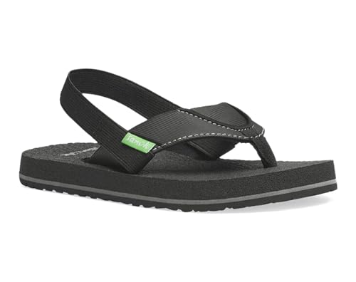Image of Sanuk Kids unisex-kids Root Beer Cozy Flip Flop
