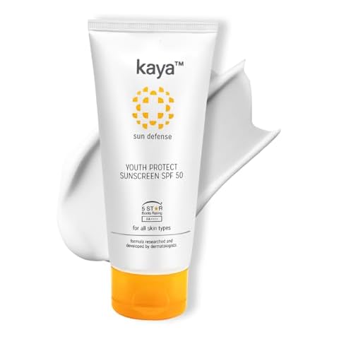 Kaya Skin Clinic Sunscreen Plus SPF 50, 50ml - Ultra-Violet Protection, Water Resistant, For All Skin Tones, Lotion for Face, Unisex-Youth Cover