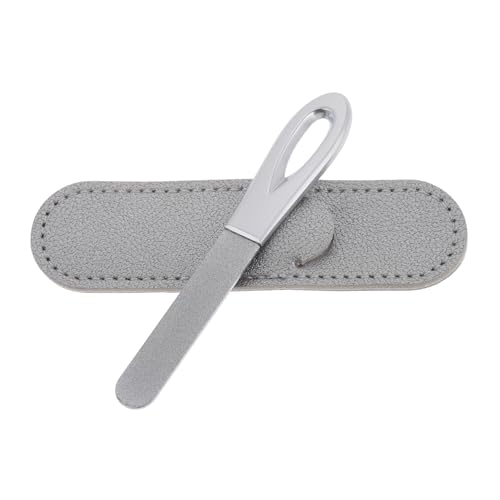 AUTSUPPL 1 Zbg lCOC_[ lCVFCp[ RpNg܂₷ XbvlCt@C nail file with protective case U[ Silver