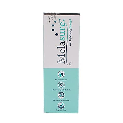 Melasure Skin Lightening Emulgel | For All Skin Types | Paraben, Steroid & Fragrance-Free | TSL
