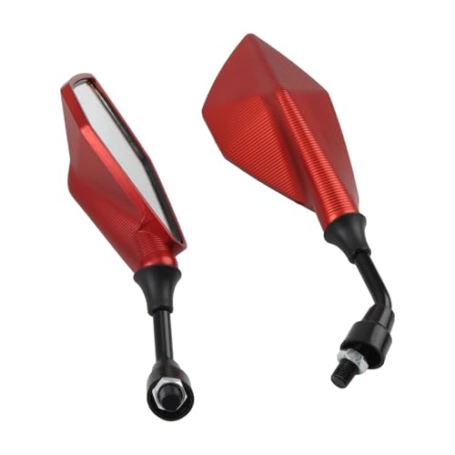 Espejo Moto 10mm Retrovisor Universal Gran Angular Regulable para Ciclomotor 4