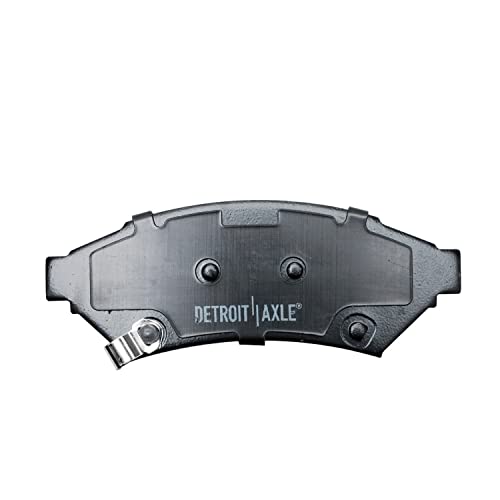 Image of Detroit Axle - Front Brake Pads for Buick LaCrosse Allure Terraza Pontiac Grand Prix Montana Chevrolet Uplander Saturn Relay MV-1 Ceramic Brake Pads w /Hardware Replacement
