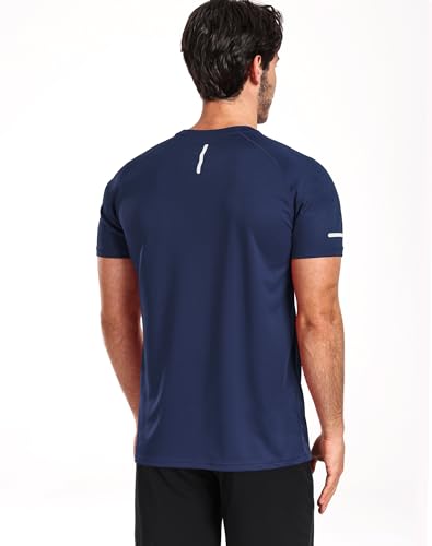 Image of Neleus Men's Dry Fit Performance Athletic Shirt with Hoods