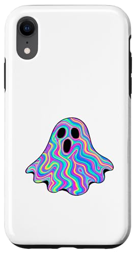 Fiesta musical de Ghost Trippy Vaporwave Techno Rave EDM Carcasa para iPhone XR