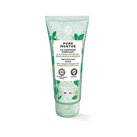 Yves Rocher PURE MENTHE Klärendes Peeling, Gesichtspflege mit Bio-Pfefferminze Cover