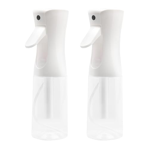 DAWRIS Confezione da 2 flaconi spray per capelli, continuous Water Spray Bottle for Hair, 200 ml, spray per parrucchieri, nebulizzatore per capelli, piante, cura della pelle