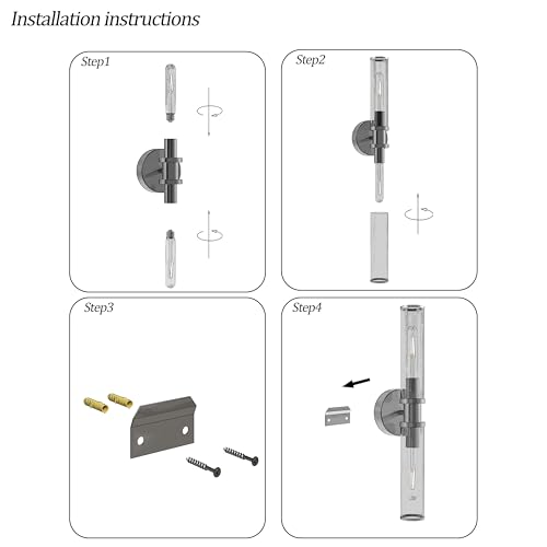 Image of 8000mAh Wireless Wall Sconces with Remote Control 3000K, Gold, 20.5 Inch | Battery Operated Wall Sconce Set of 2 with Timer, Rechargeable Dimmable Wall Lights for Living Room Bedroom Hallway Entryway