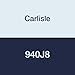 Carlisle 940J8 V-Ribbed Belts with 8 Ribs, J Section, Rubber, 0.736 Belt Width, 94.5" Length